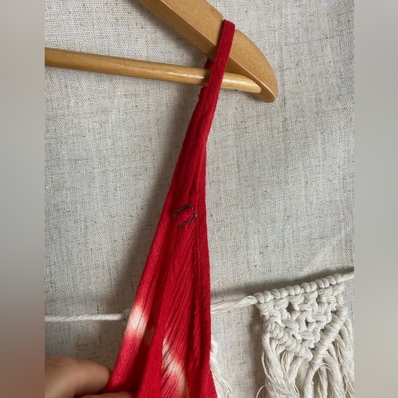Elan Cover Up Slipdress in Red Tie Dye Size Large - Picture 5 of 10
